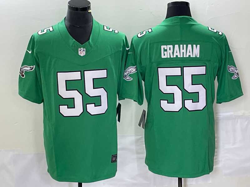 Men's Philadelphia Eagles #55 Brandon Graham Green 2023 F.U.S.E. Vapor Untouchable Stitched Football Jersey,We sell and wholesale Men's Philadelphia Eagles #55 Brandon Graham Green 2023 F.U.S.E. Vapor Untouchable Stitched Football Jersey on line form chian!